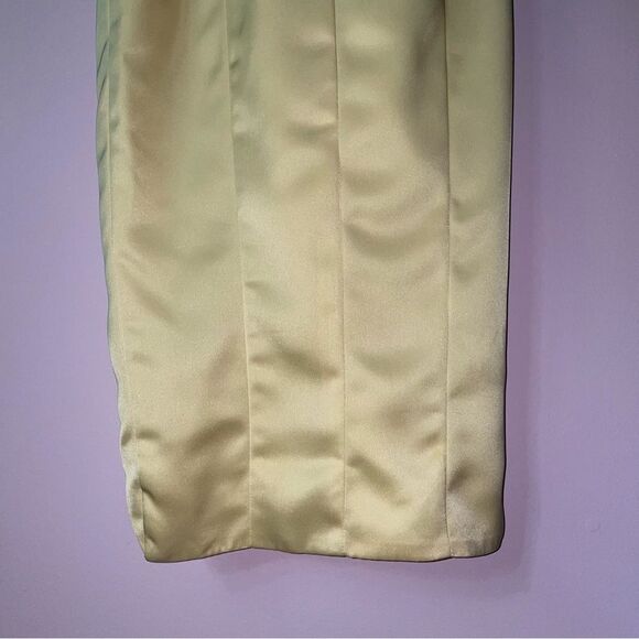 NEW Lavish Alice 4 Midi Cocktail Dress Cream Ruched Cowl Neckline - Picture 9 of 9